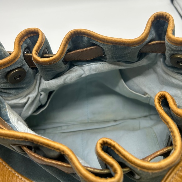 Kooba Blue Velvet Leather Trim Hobo-style shoulder bag - Picture 11 of 14